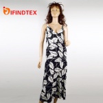 Ladies knitted dress, 95%viscose 5%elastane
