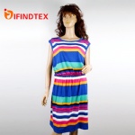 Ladies knitted dress, 100%cotton