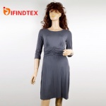 Ladies knitted dress, 95%viscose 5%elastane