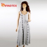 Ladies knitted dress, 95%cotton 5%elastane