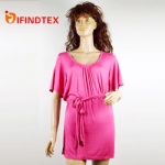 Ladies knitted dress, 95%cotton 5%elastane